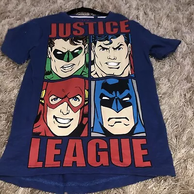 Buy Brandnew Justice League Tshirt Official Next Clothing Blue Age 7 Years Cotton  • 8.50£