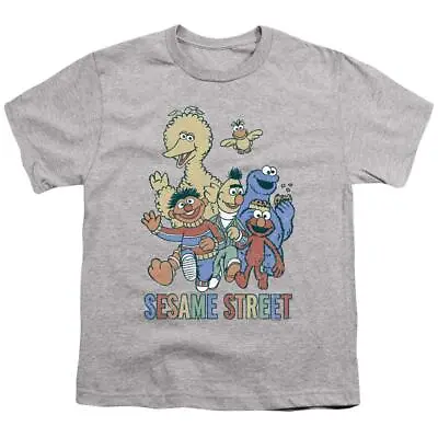 Buy Sesame Street Kids T-shirt Colourful Group Top Tee 3-8 Years Official • 9.99£