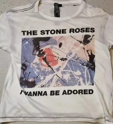 Buy The Stone Roses - I Wanna Be Adored T-Shirt - Size 8 - AndFinally  • 8.99£