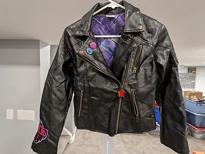 Buy Girls Disney Descendants Faux Leather Long Live Evil Jacket Girls Sz 11/12 Wow! • 47.36£