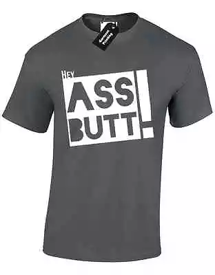 Buy Hey Ass Butt Mens T Shirt Tee Funny Supernatural Winchester Castiel Design Dean • 8.99£