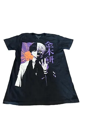 Buy Vintage Tokyo Ghoul Men’s T-shirt Size M Black Anime Manga Ken Kaneki Y2K • 13.03£