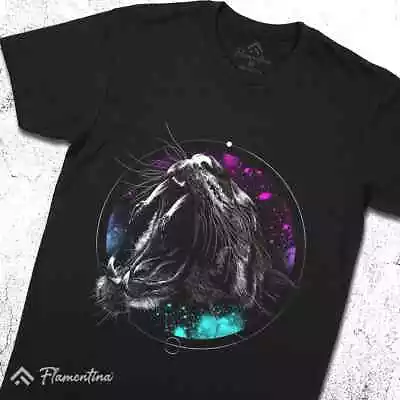 Buy Defenders T-Shirt Art Abstract Wild Cat Tiger Roar Space Inner WorlD E023 • 11.99£