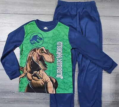 Buy Jurassic Park Pajamas Boys Medium 8 Jurassic World Shirt Pant PJ Set Fun Gift • 7.93£