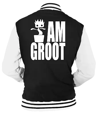 Buy I Am Groot Varsity Jacket - Inspired By Guardians Galaxy • 35.99£