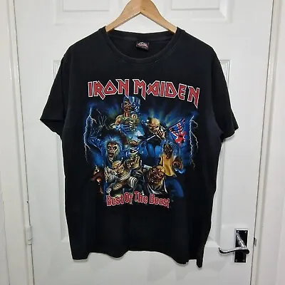 Buy Iron Maiden T Shirt L Large Black Best Of The Beast • 48.11£
