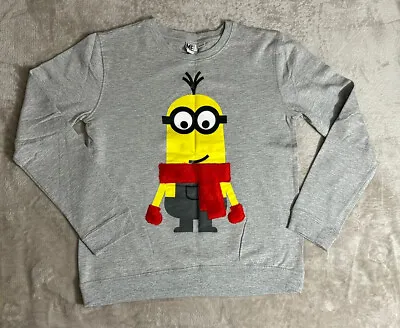 Buy New Despicable Me Minions Fun Christmas Shirt Ugly Sweatshirt Size M • 19£