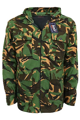 Buy Men's Thick Warm Fleece Camouflage Jacket Camo Outdoor Winter Fishing Hunting • 19.99£