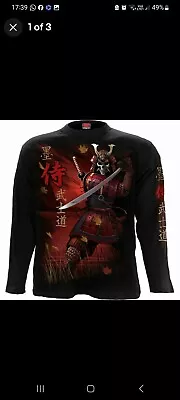 Buy Brand New Spiral Samurai Longsleeve T Shirt Size Medium RRP £19.99 • 8£