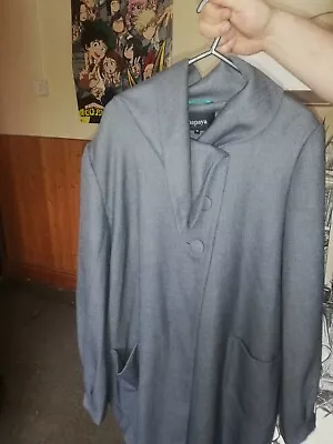 Buy Papaya Size 14 Woman's Polyester,grey Button ,going Out  Jacket/coat • 1.50£