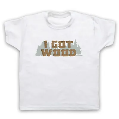 Buy Shaun Of The Dead I Got Wood As Worn By Nick Frost Ed Kids Childs T-shirt • 16.99£