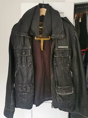 Buy Superdry Leather Jacket ~ Used ~ UK Size Large • 40£