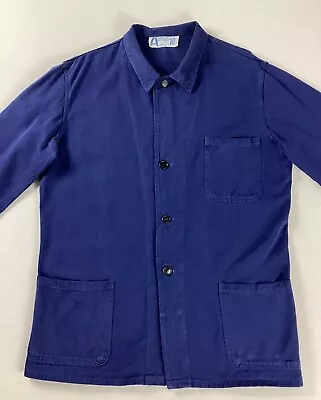 Buy Vintage Chore Coat Jacket European Workwear EU Size 50 45” • 21.99£