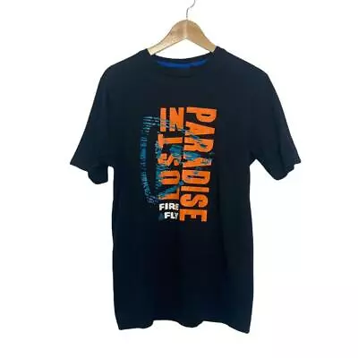 Buy Black Firefly Paradise In Lost Men Street Style Logo T Shirt Size M • 15£