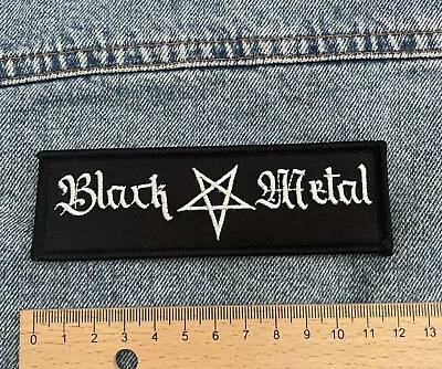 Buy Black Metal  - Pentagramm Aufnäher / Patch | Battle Jacket, Heavy Metal Sammlung • 9.23£