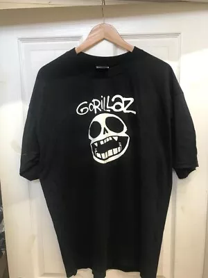 Buy Genuine Early 2000's Gorillaz Logo Vintage T-shirt • 25£