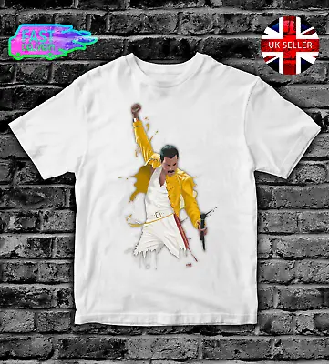 Buy FREDDIE MERCURY Kids T-Shirt Top Boys Girls ADULTS MENS T SHIRT TSHIRT #1 • 12.99£