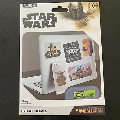 Buy Disney Star Wars Sticker Mandalorian Child Baby Yoda Gadget Decal Licensed Merch • 4.49£