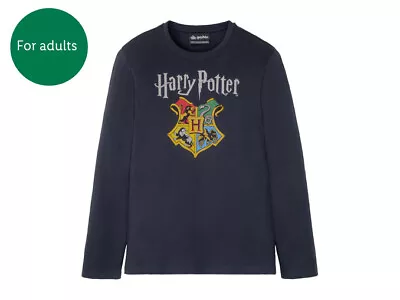 Buy Long Sleeved Harry Potter Grey/navy Blue Pyjamas Size XXL • 21.99£