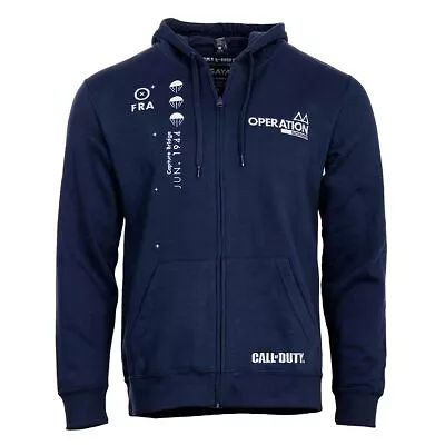 Buy Call Of Duty: Zipper Hoodie   Operation   Navy Size M • 47.50£