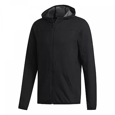 Buy Adidas City Hoodie Mens Fleece Full Zip Hoodie Jacket Black • 14.44£