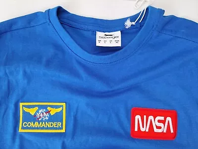 Buy T Shirts Mens.size L.NASA Iron Patches.ideal Present.same Day Dispatch.apollo 11 • 8.50£