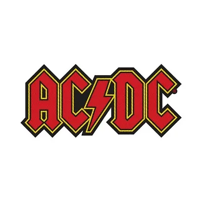 Buy AC/DC Standard Patch: LOGO CUT OUT: Official Licenced Merch Gift • 3.95£