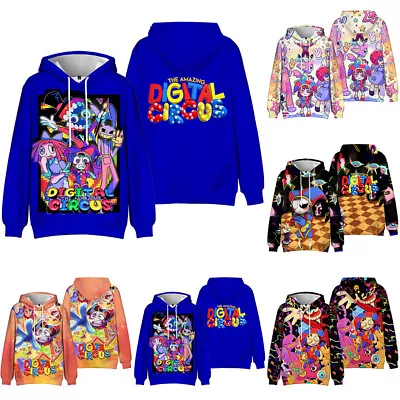 Buy The Amazing Digital Circus Hoodies Boys Girls Long Sleeve Casual Sweatshirt Top  • 8.89£