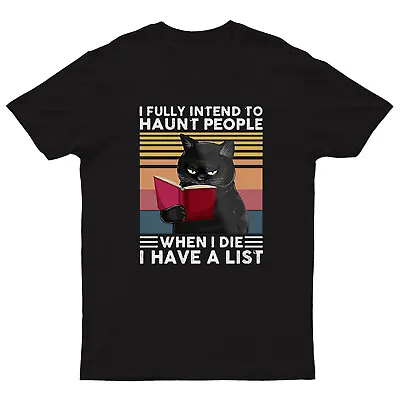 Buy I Fully Intend To Haunt Adults Tee  Mens T-Shirt #DG #P1 #PR • 9.99£