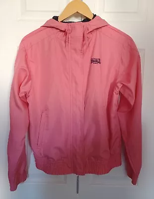 Buy LONSDALE Size 10 Ladies Lovely Pink Jacket With Hood Full Zip Used • 5.99£
