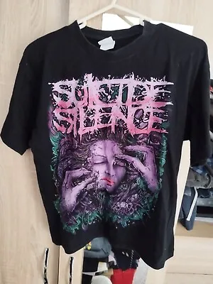 Buy Suicide Silence Black B&C Heavy Deathcore T-Shirt RARE Small Not Vinyl • 15£