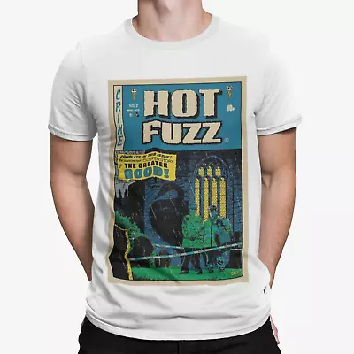 Buy Hot Fuzz Comic T-Shirt - Comedy Retro Cool 80s 90s Movie Film Funny • 8.39£