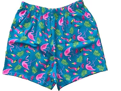 Buy New Girls Flamingo Print Pyjama Shorts.10-11yrs • 3.75£