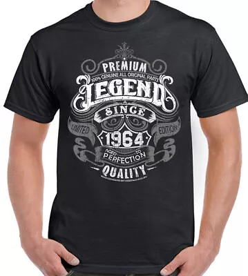 Buy 60th Birthday T-Shirt 1964 Mens Funny 60 Year Old Top Premium Legend Since • 10.95£