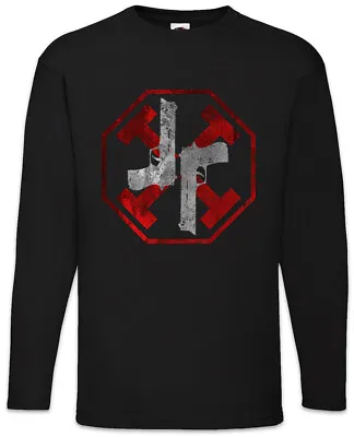 Buy Gun Kata Long Sleeve T-Shirt Equilibrium Symbol Sign Logo John Cleric Preston • 27.54£