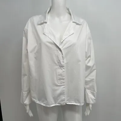 Buy Planet By Lauren G  Button Down Shirt Women’s 2(10-14) Oversize Lagenlook Artsy • 56.69£
