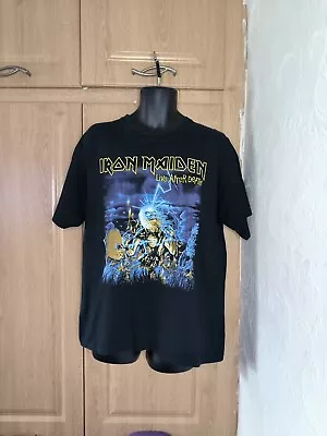 Buy Iron Maiden Live After Death 2005 Tour T Shirt Black Size L Gildan Official  • 44.99£