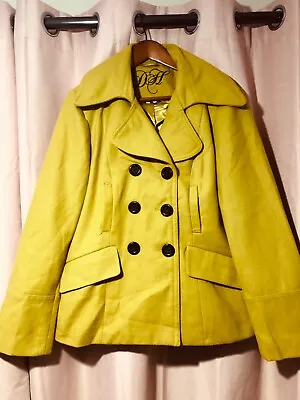 Buy Ladies Daniel Hechter Pea Wool Blend Pea Jacket Coat • 5.50£