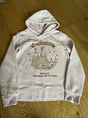 Buy Hogwarts Harry Potter Pink Hoodie Age 11-12 Yrs  Foil Detail Excellent Condition • 3£