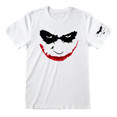 Buy DC The Dark Knight - Joker Smile T-Shirt (White) • 11.89£