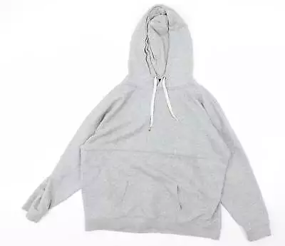Buy New Look Womens Grey Cotton Pullover Hoodie Size 14 • 7.50£
