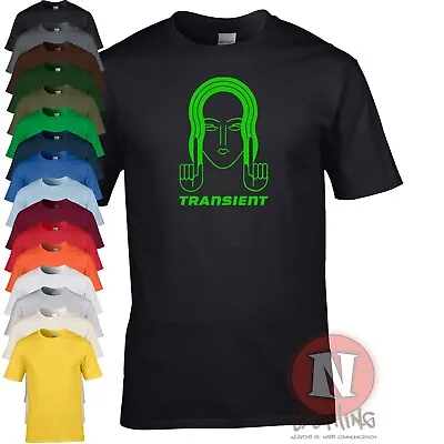 Buy Transient Records T-shirt Old School Trance Dance Rave Edm Music Record Label • 12.99£
