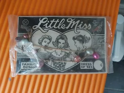 Buy Little Miss Childrens Dress Up Set Jewellery Hong Kong 1970s Fashion Toy Display • 10£
