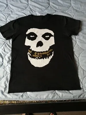 Buy Misfits T Shirt Xl Black Gold Teeth • 15£