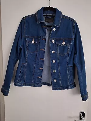 Buy New Ladies Bon Prix Denim Jacket Size 14 Dark Blue. • 9.50£