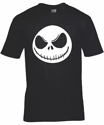 Buy KIDS NIGHTMARE BEFORE CHRISTMAS FACE Jack Skellington T-SHIRT SIZE 3-4 TO 12-13 • 8.99£