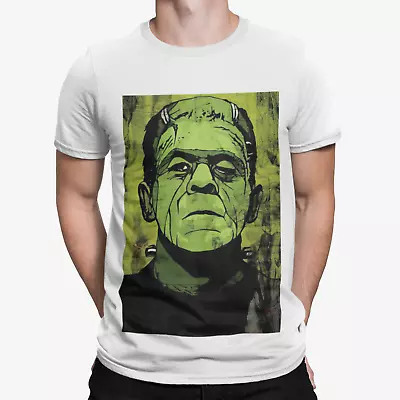 Buy Frankenstein Green T-Shirt - Halloween Horror Film Scary Retro Kruger Pennywise • 9.59£