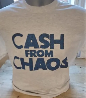 Buy Cash From Chaos T Shirt Music Punk Rock Seditionaries 70s London Sex Pistols 396 • 13.45£