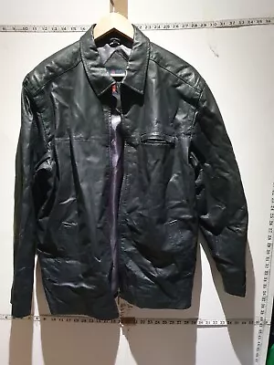 Buy The Hudson Leather Company Gents Black Leather Jacket - Size L • 45.90£