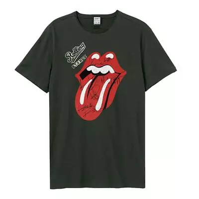 Buy Amplified Unisex Adult Tongue The Rolling Stones T-Shirt GD1445 • 31.59£